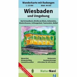 Wanderkarten Und Winterkarten|Wanderkarten Und Winterkarten^WIESBADEN UND UMGEBUNG 1:25.000 - Wanderkarte