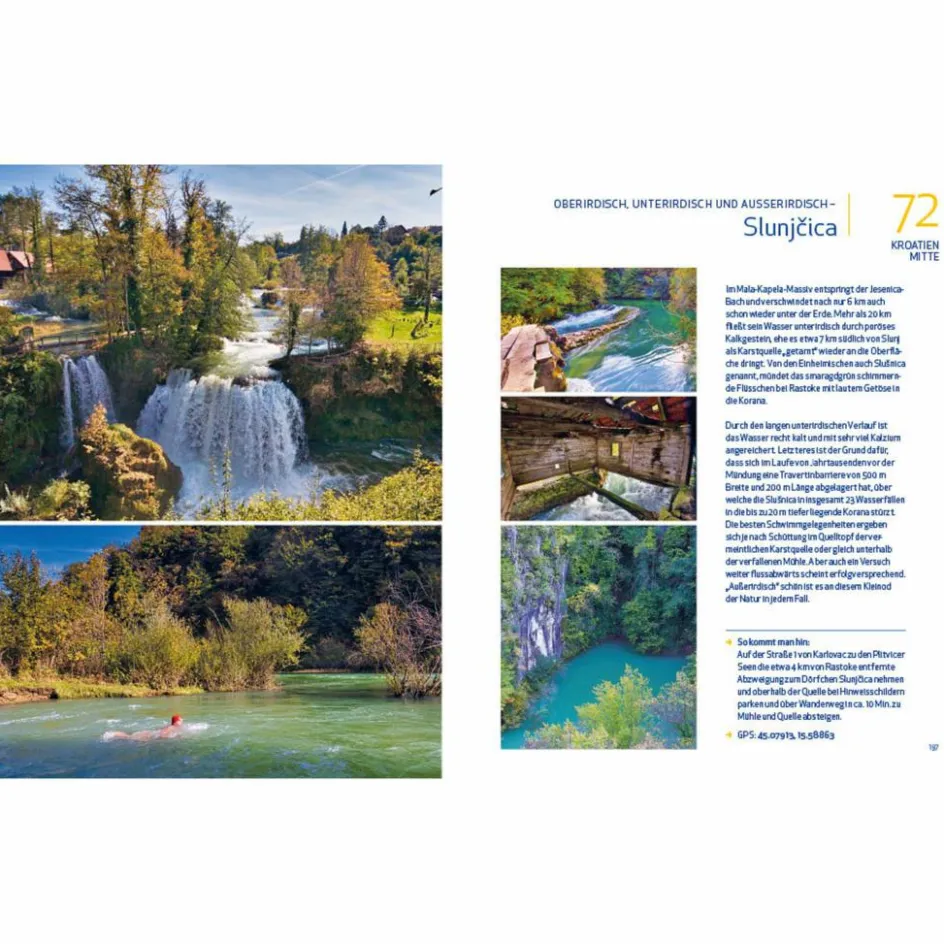 Wassersportführer Und Paddeltechnik|Reiseführer Mitteleuropa^WILD SWIMMING KROATIEN UND SLOWENIEN - Gewässerführer