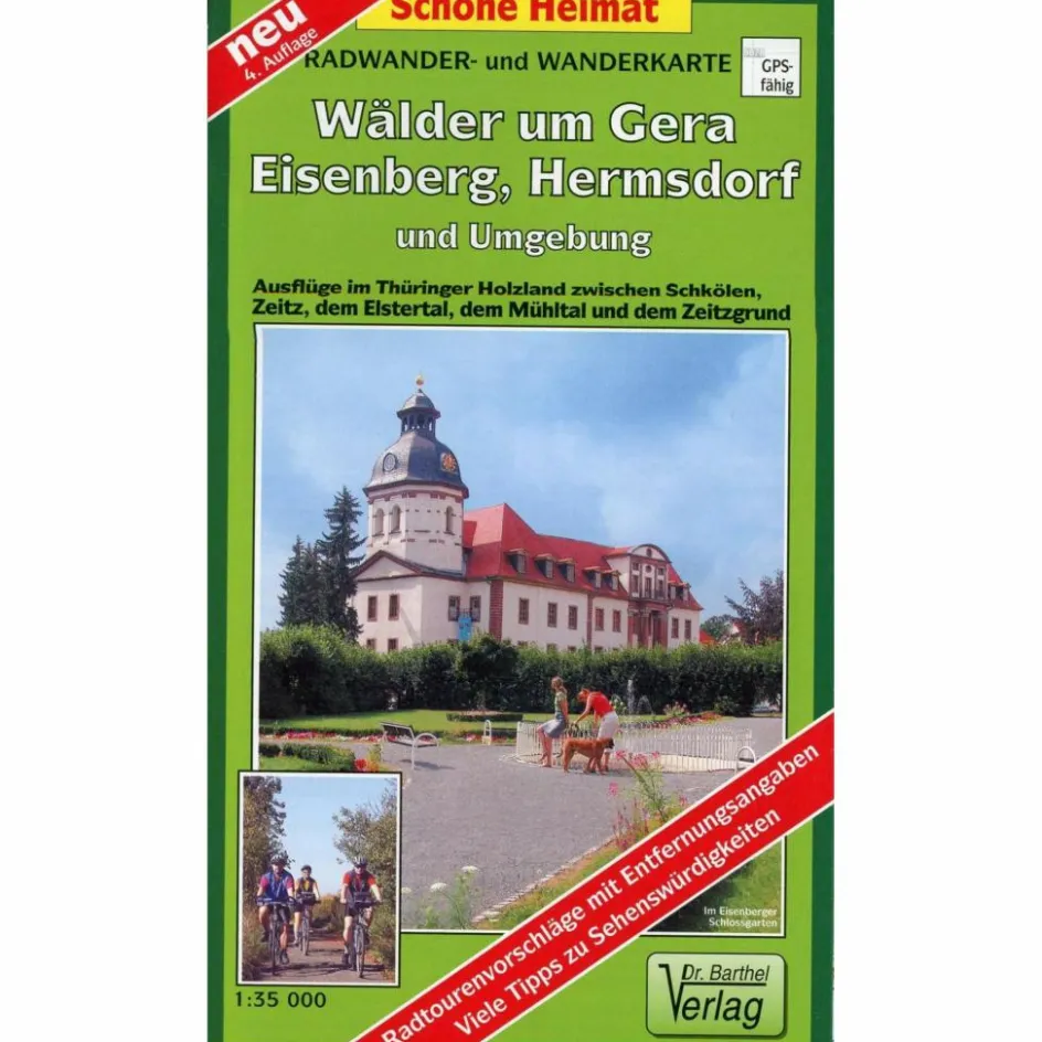 New WÄLDER UM GERA, EISENBERG, HERMSDORF UND - Wanderkarte Fahrradkarten|Wanderkarten Und Winterkarten