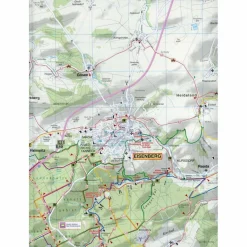 New WÄLDER UM GERA, EISENBERG, HERMSDORF UND - Wanderkarte Fahrradkarten|Wanderkarten Und Winterkarten