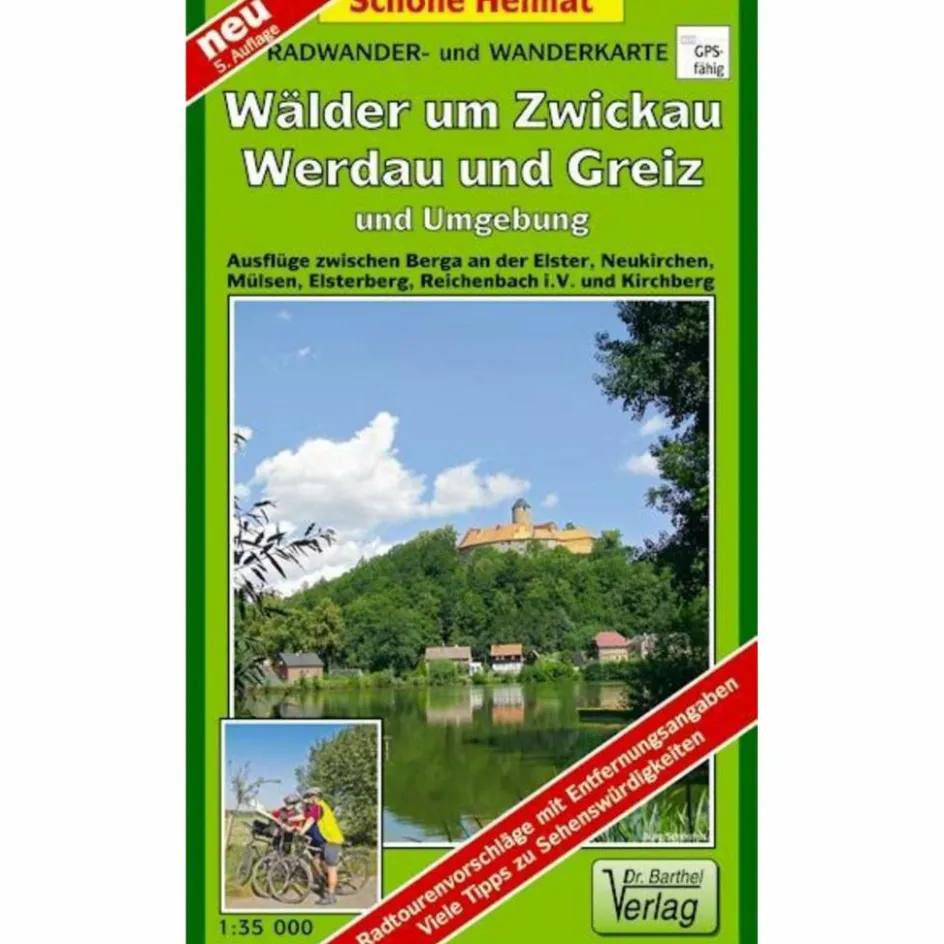 Clearance WÄLDER UM ZWICKAU, WERDAU UND GREIZ UND UMGEBUNG - Wanderkarte Fahrradkarten|Wanderkarten Und Winterkarten