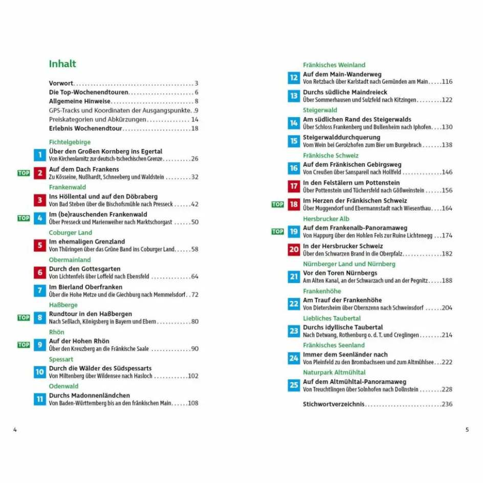 Hot WOCHENENDTOUREN FRANKEN - Wanderführer Wanderführer