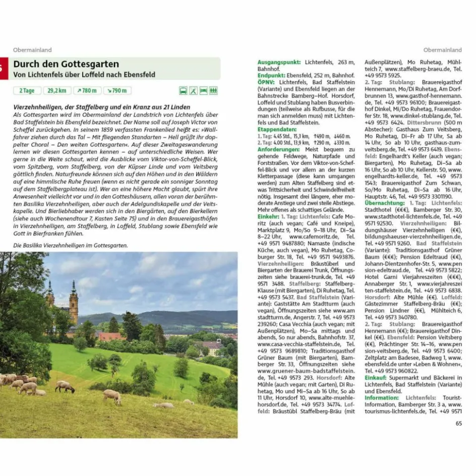 Hot WOCHENENDTOUREN FRANKEN - Wanderführer Wanderführer