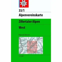 Hot ZILLERTALER ALPEN - WEST 1:25 000 Wanderkarten Und Winterkarten|Wanderkarten Und Winterkarten
