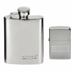 Zippo Feuerzeuge Und Feuerstahl|Feuerzeuge Und Feuerstahl^LIGHTER & FLASK GIFT SET