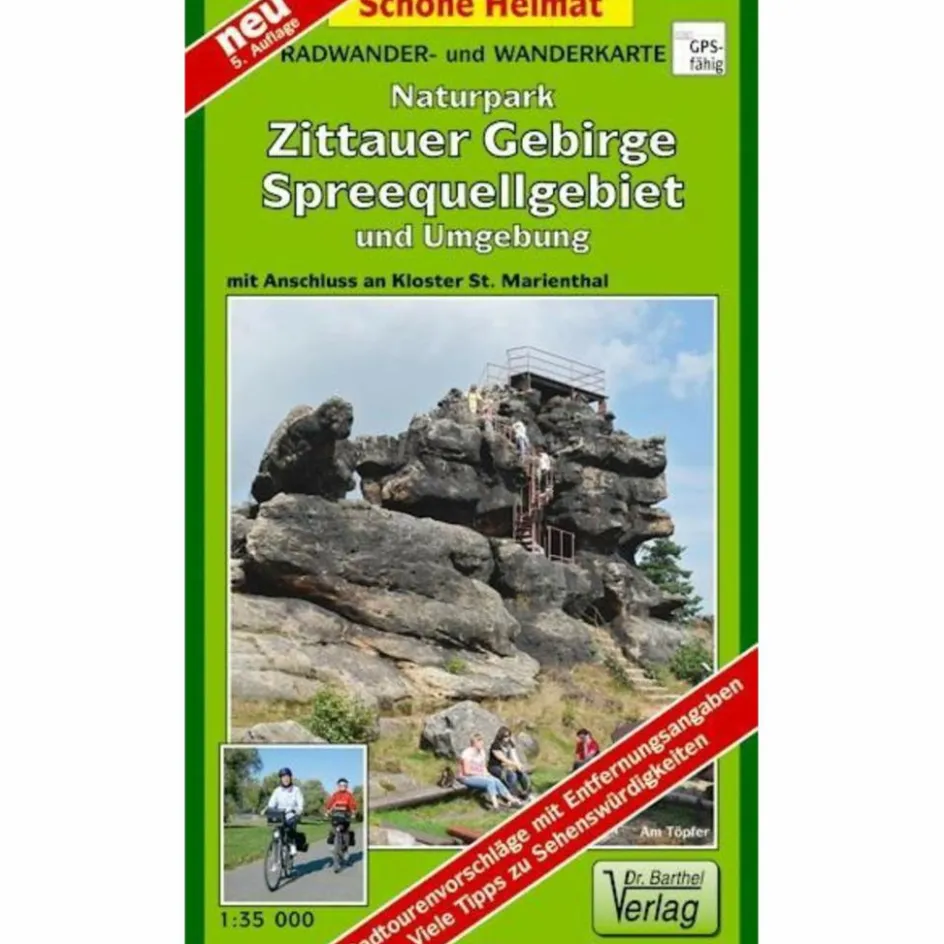 New ZITTAUER GEBIRGE, SPREEQUELLGEBIET UND UMGEBUNG - Wanderkarte Fahrradkarten|Wanderkarten Und Winterkarten